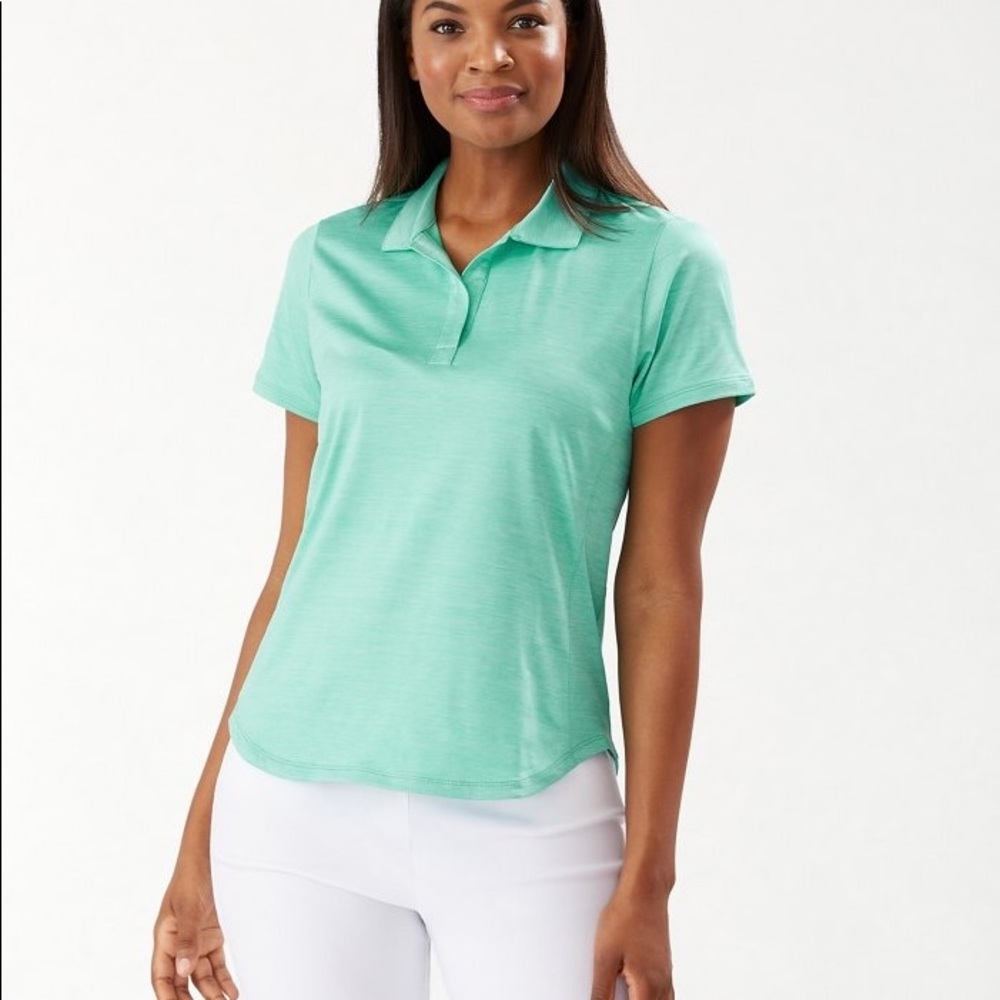 Tommy Bahama Delray Island Zone Top Aqua Aloha Large